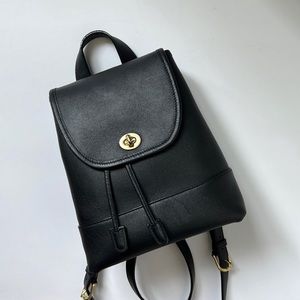 Vintage Coach Black Mini Daypack 9960 bag purse